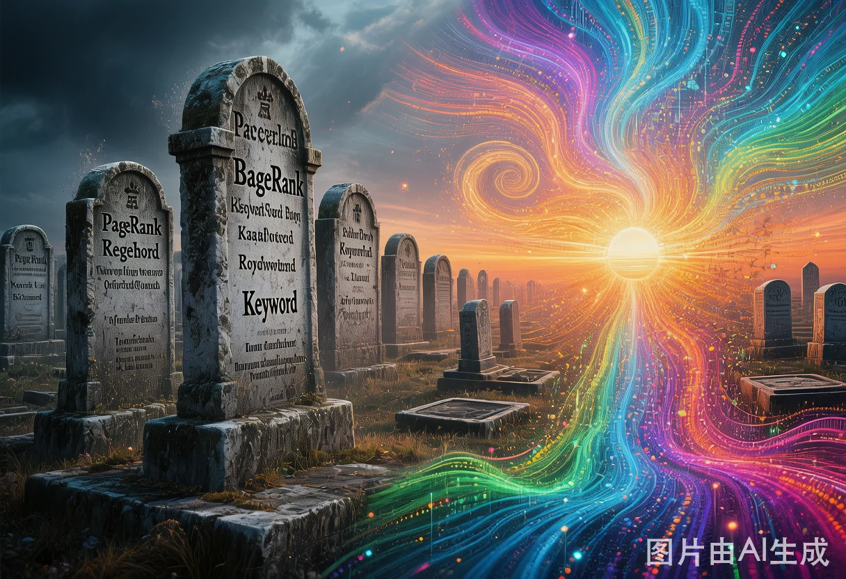 SEO衰退GEO崛起对比图